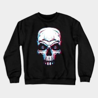 Skull Glitch Crewneck Sweatshirt